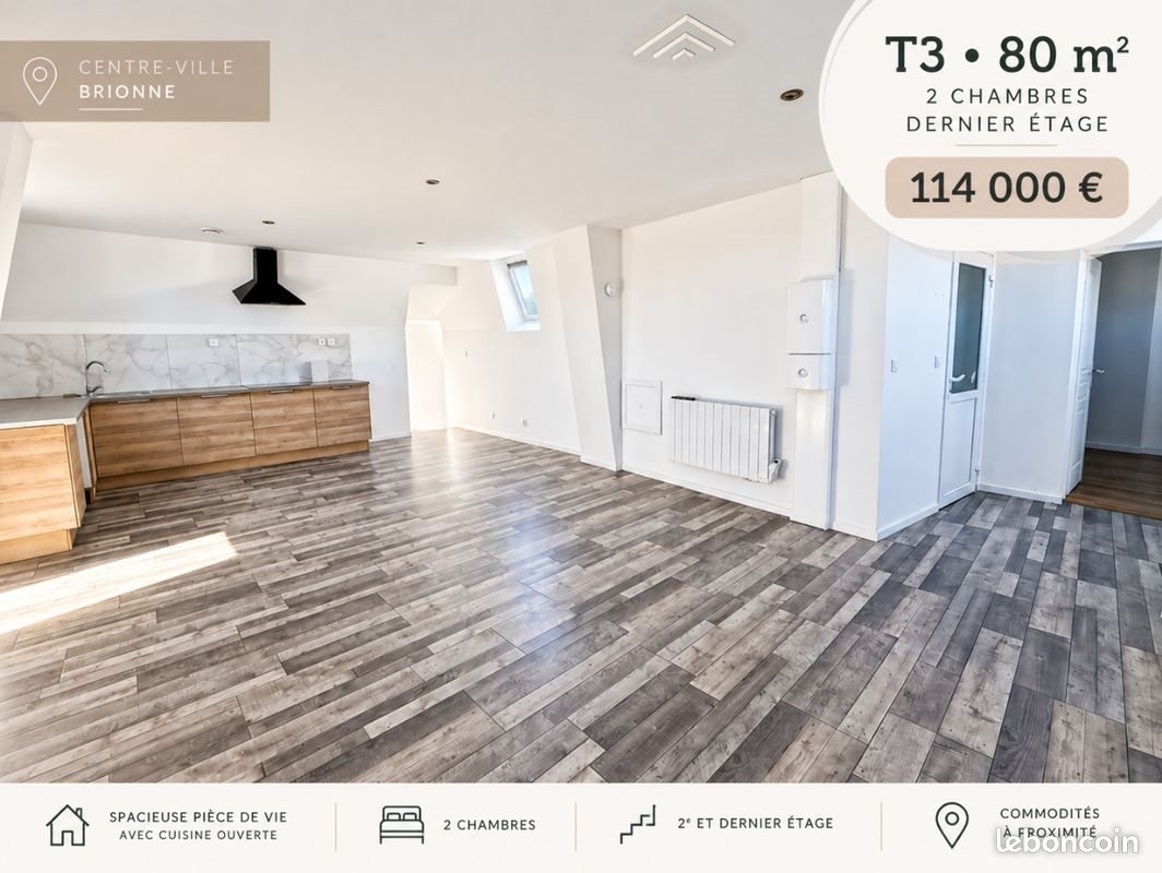 Appartement à vendre, 79m², Brionne