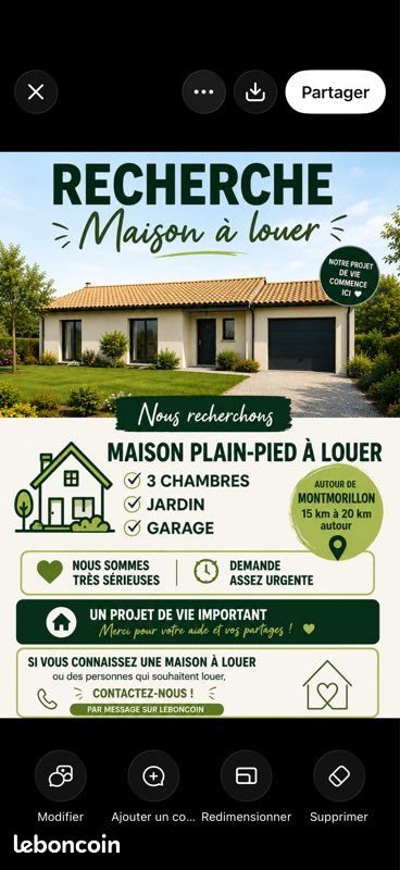 Maison à louer, 100m², Montmorillon