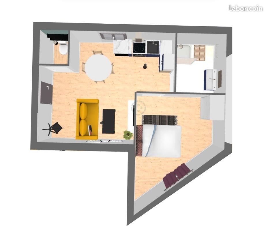 Appartement à louer, 28m², Saint-Brieuc
