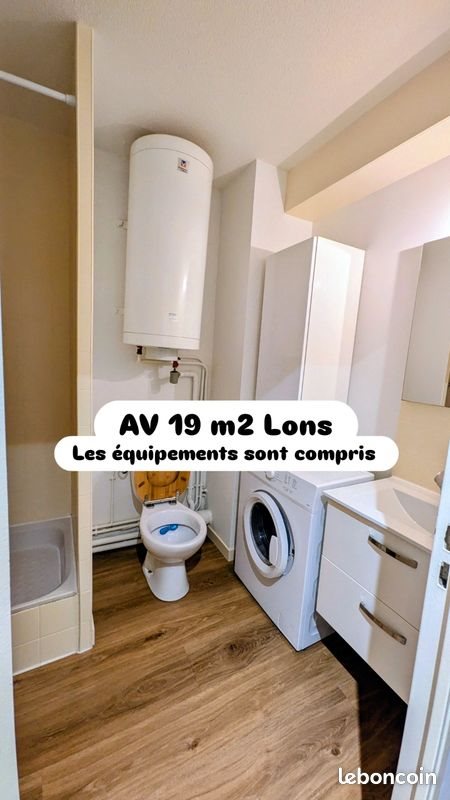 Appartement à vendre, 19m², Lons