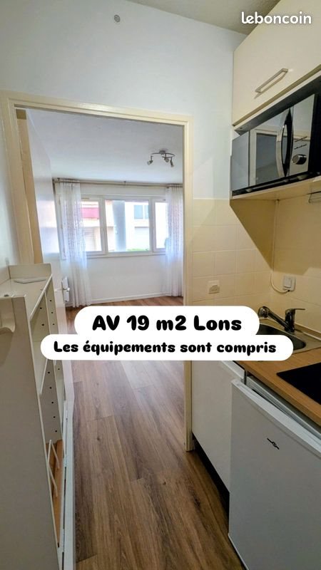 Appartement à vendre, 19m², Lons