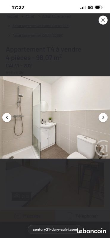 Appartement à louer, 23m², Calvi