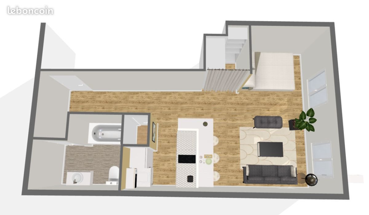 Appartement à louer, 30m², Nevers