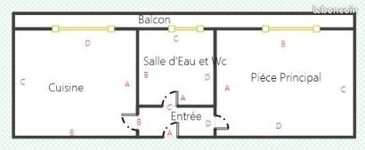 Appartement à vendre, 21m², Gennevilliers