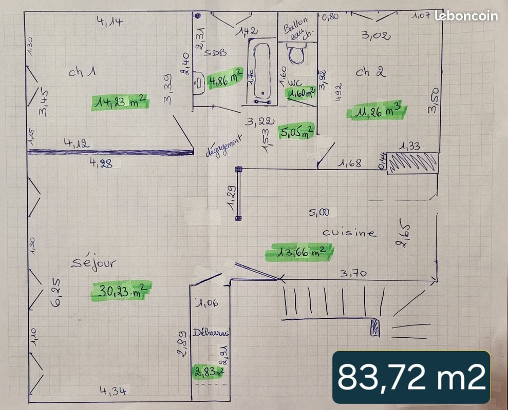Appartement à louer, 83m², Rombach-le-Franc