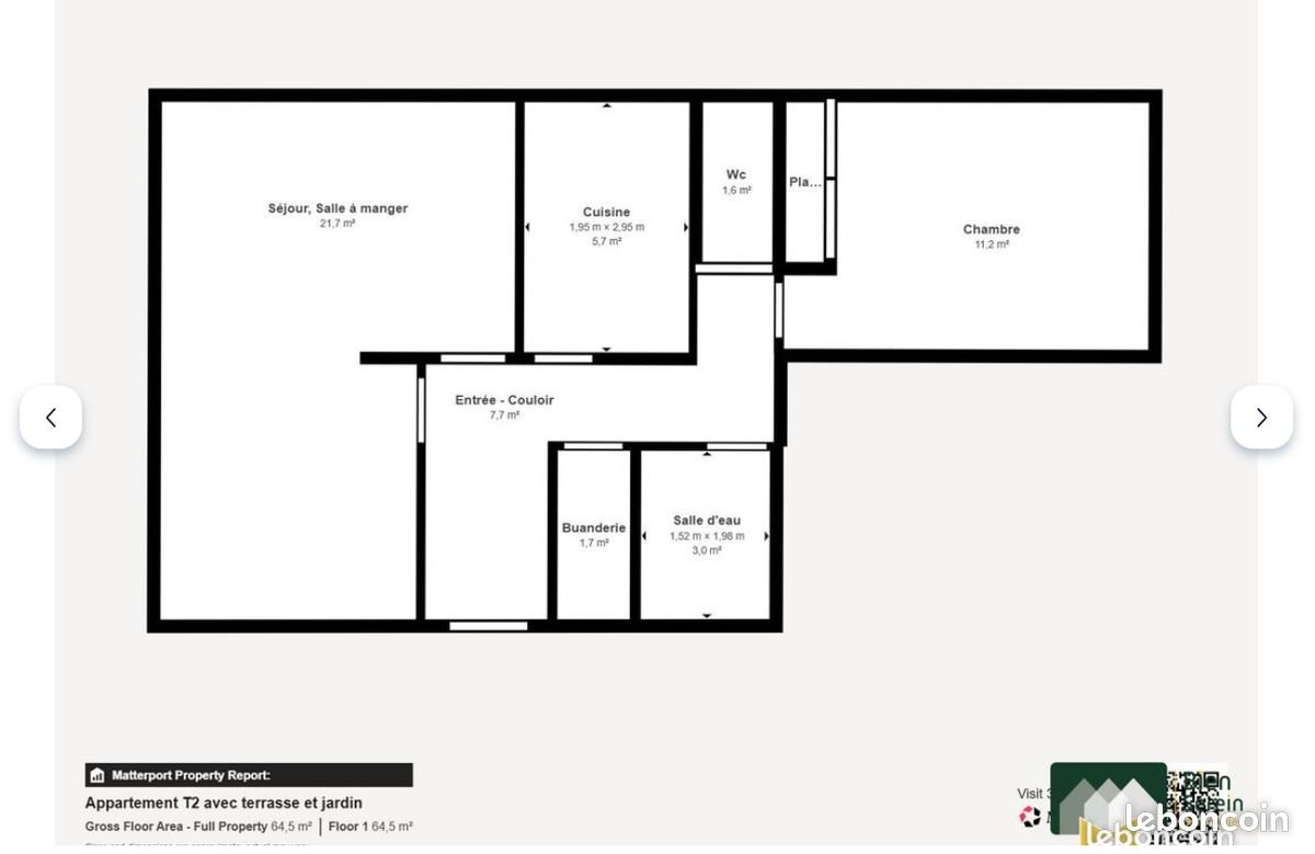 Appartement à louer, 53m², Mainvilliers