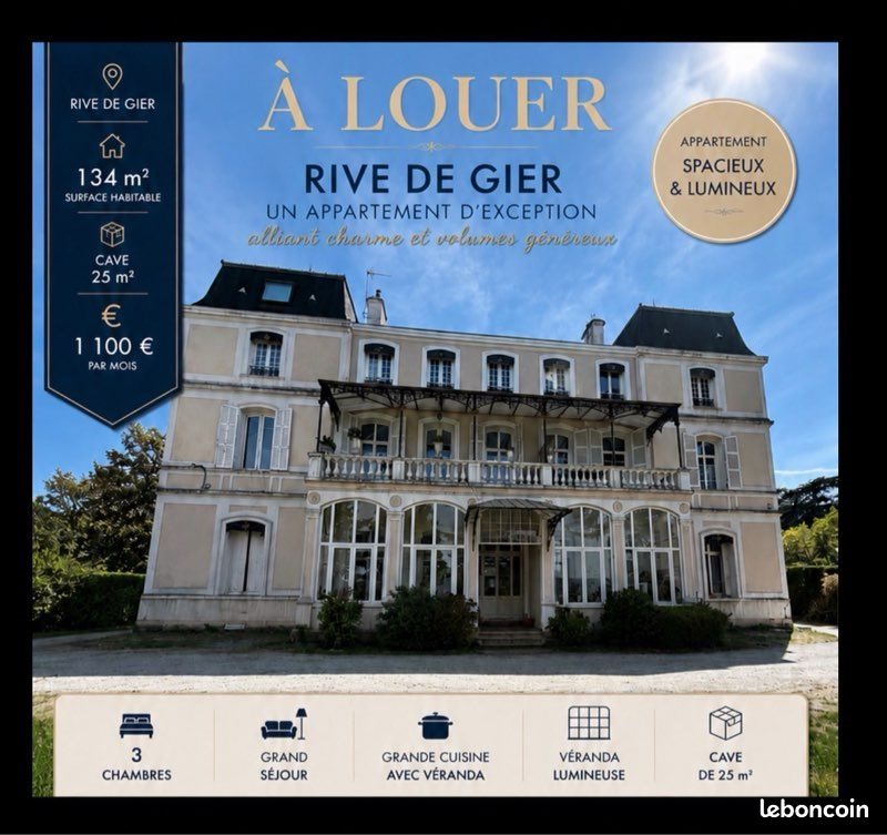 Appartement à louer, 134m², Rive-de-Gier