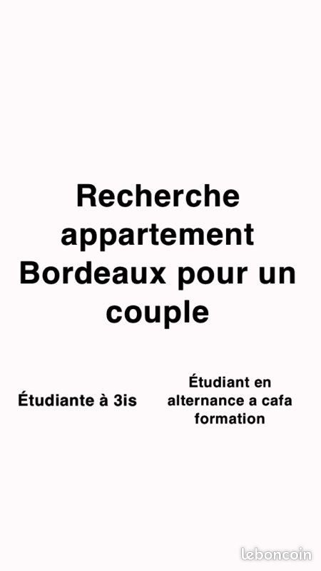 Appartement à louer, 20m², Bordeaux