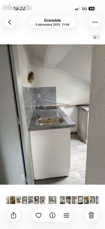 Appartement à louer, 25m², Grenoble