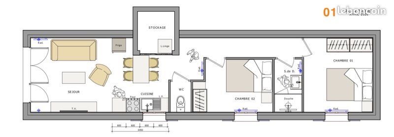 Appartement à louer, 45m², Samoëns