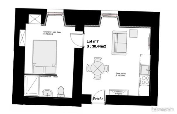 Appartement à vendre, 30m², Auch