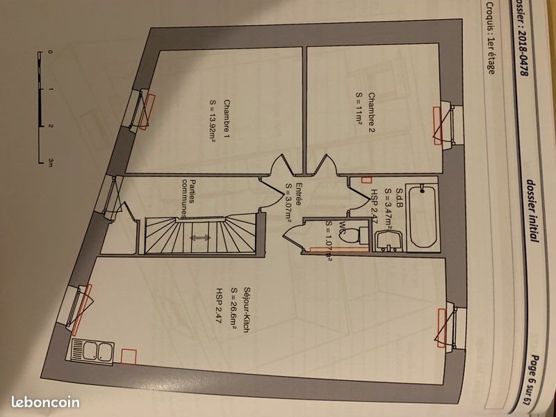 Appartement à louer, 56m², Pont-Saint-Vincent