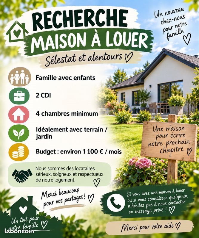 Maison à louer, 120m², Ebersheim