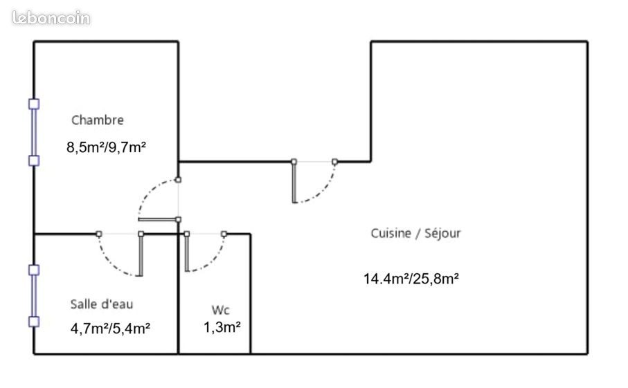 Appartement à louer, 41m², Nancy