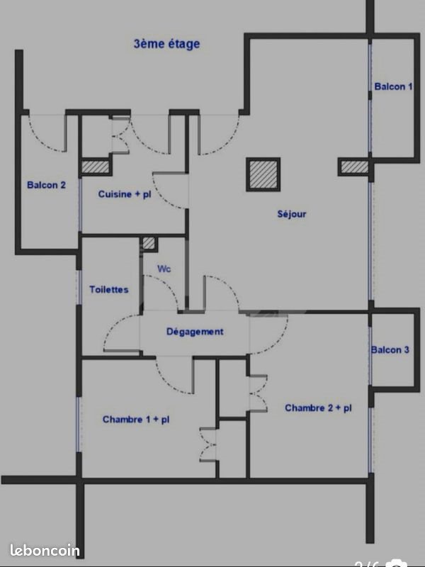 Appartement à vendre, 77m², Bastia