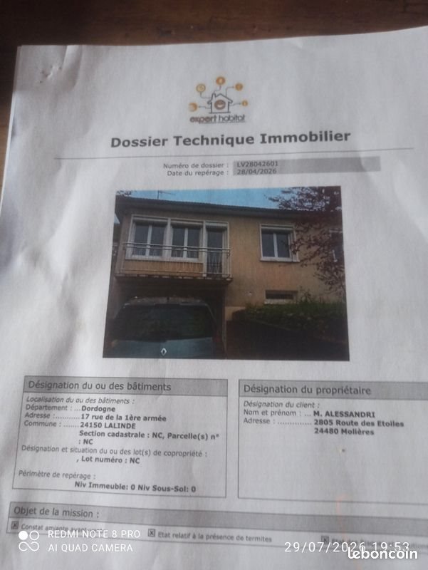 Maison à vendre, 75m², Lalinde