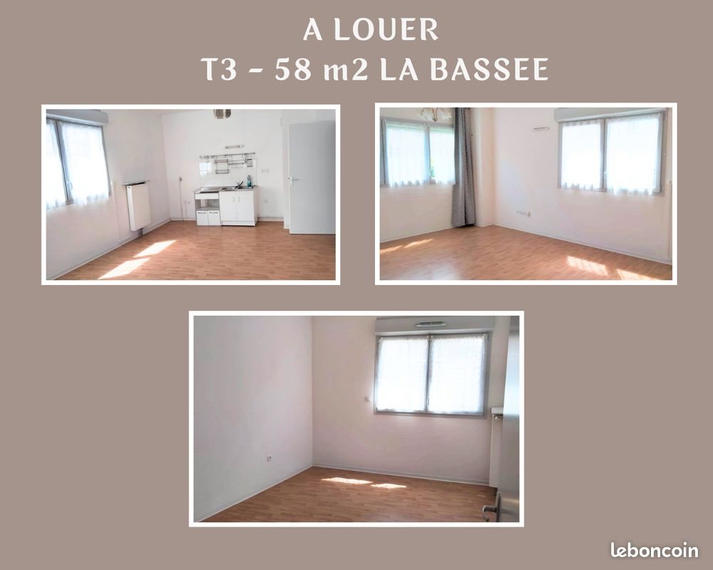 Appartement à louer, 58m², La Bassée