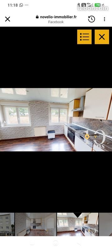 Appartement à louer, 69m², Forbach