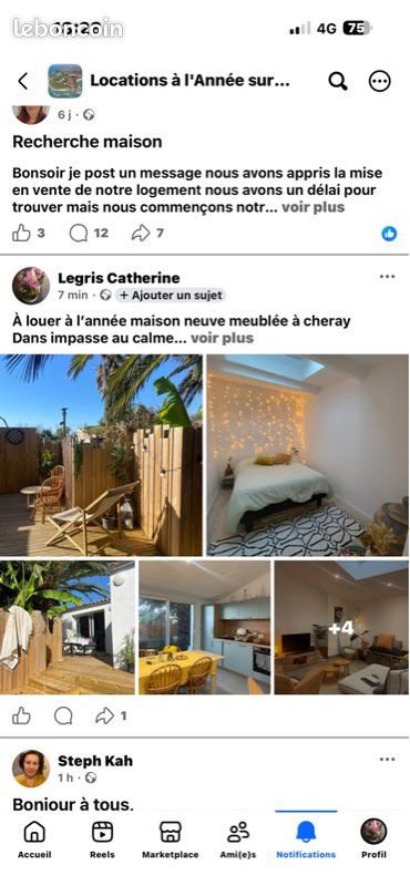 Maison à louer, 53m², Saint-Georges-d'Oléron