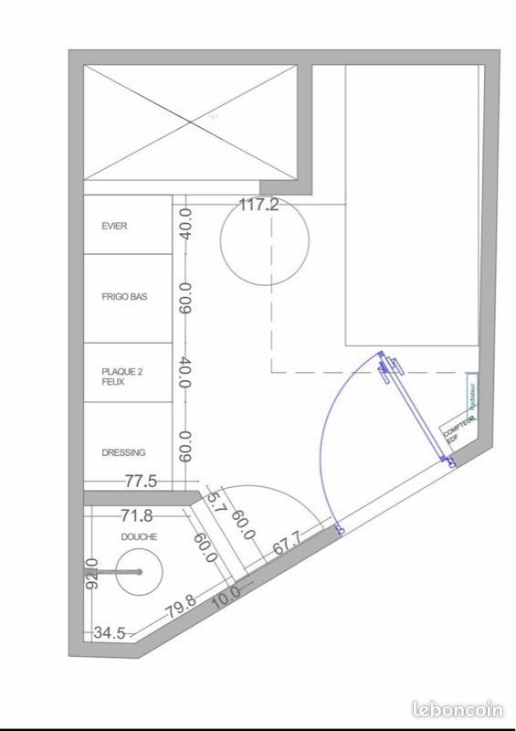 Appartement à louer, 7m², Paris 16ème