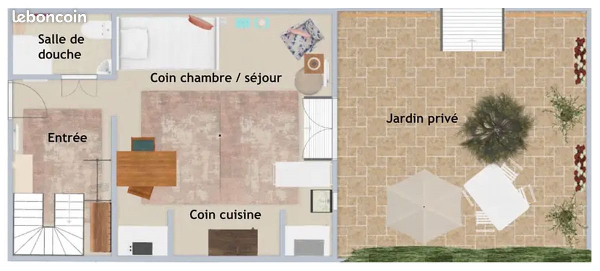 Appartement à louer, 35m², Montignac-Lascaux