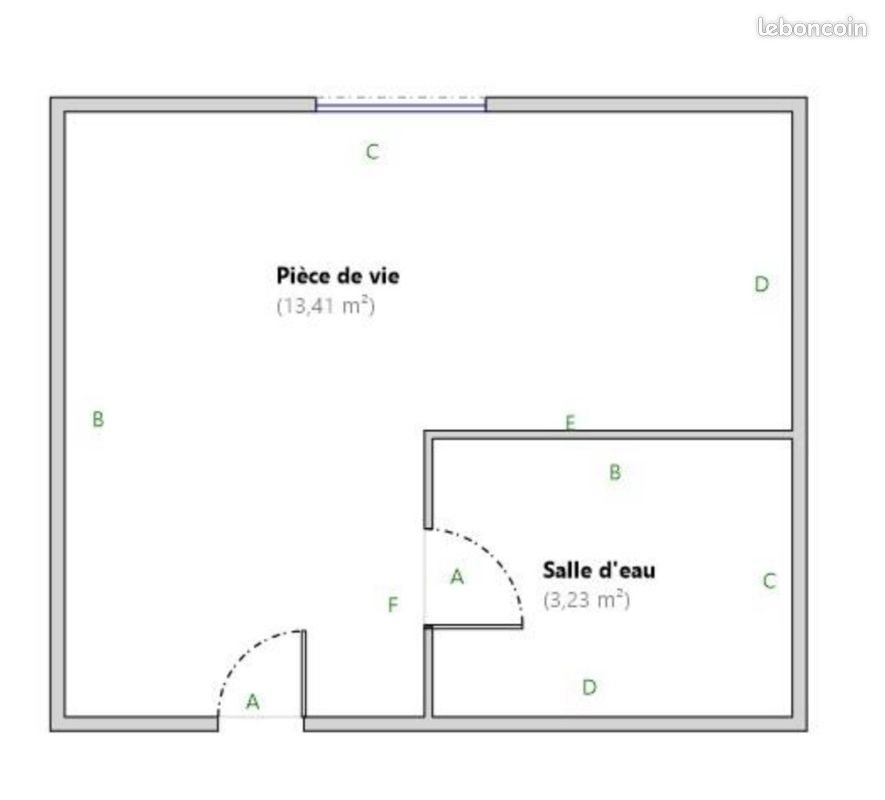 Appartement à vendre, 17m², Quimper