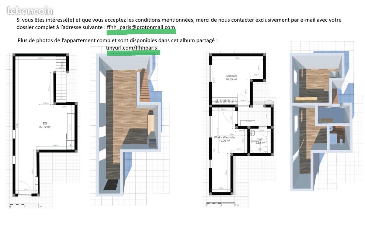 Appartement à louer, 50m², Ivry-sur-Seine