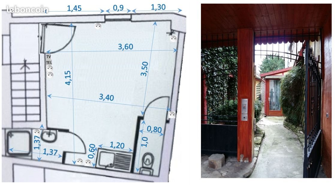 Appartement à louer, 17m², Berchères-sur-Vesgre