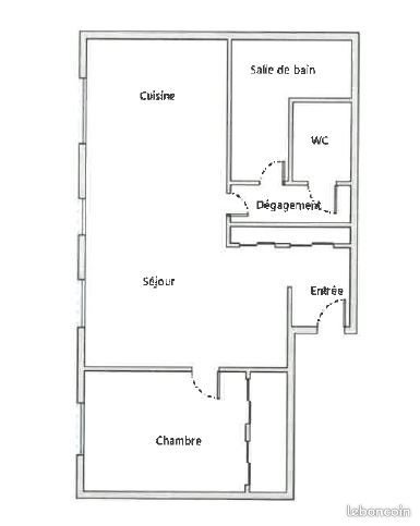 Appartement à louer, 51m², Nancy
