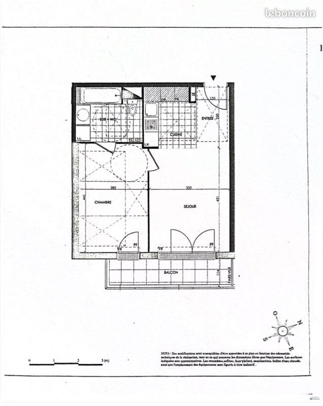 Appartement à vendre, 41m², Fleury-Mérogis
