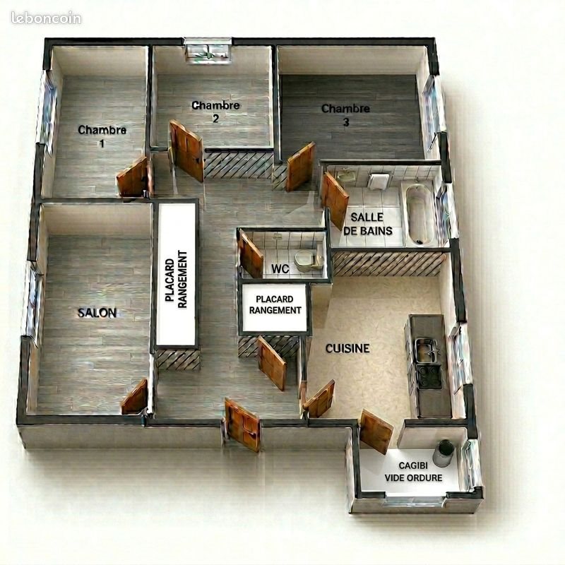 Appartement à vendre, 80m², Belfort