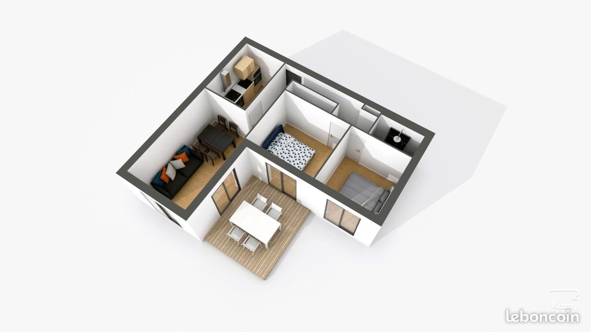 Appartement à louer, 48m², Saint-Raphaël