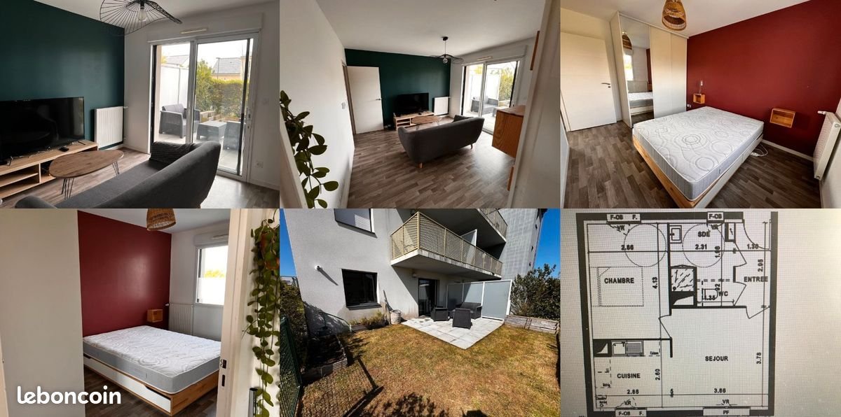 Appartement à louer, 42m², Bourgbarré