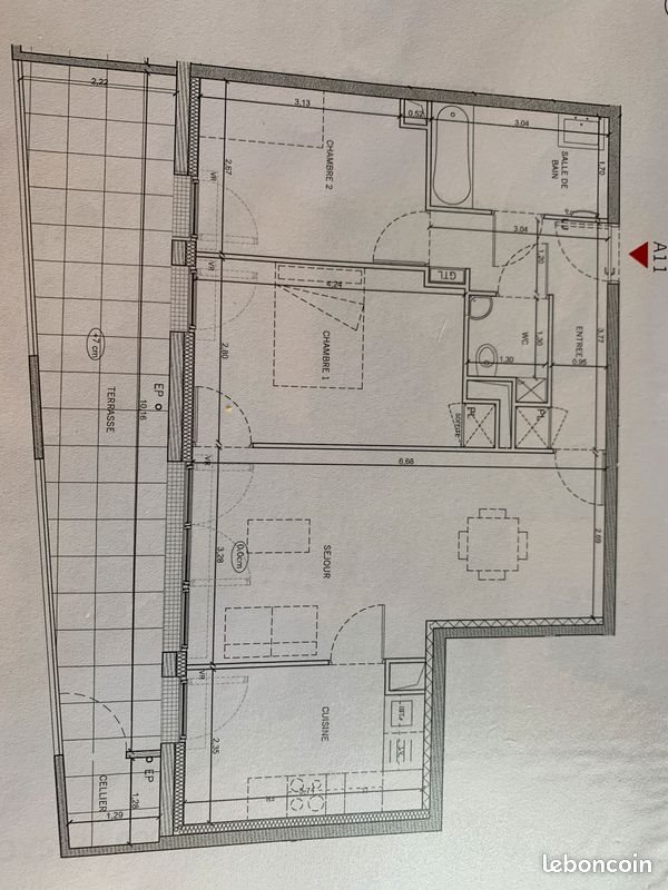 Appartement à louer, 63m², Pessac