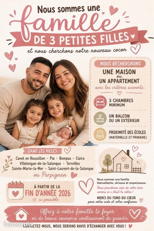 Maison à louer, 80m², Canet-en-Roussillon
