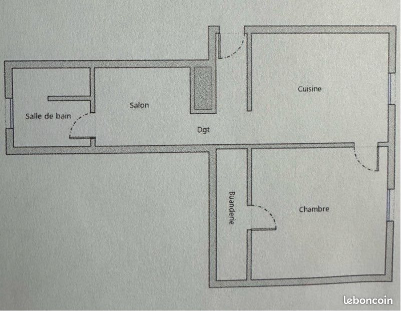 Appartement à vendre, 49m², Rosselange