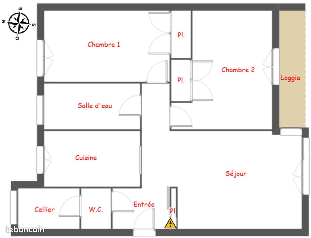 Appartement à louer, 52m², Rueil-Malmaison