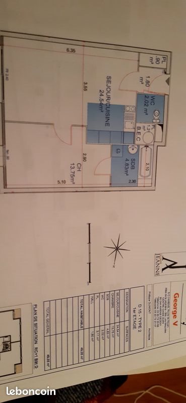 Appartement à vendre, 50m², Amiens
