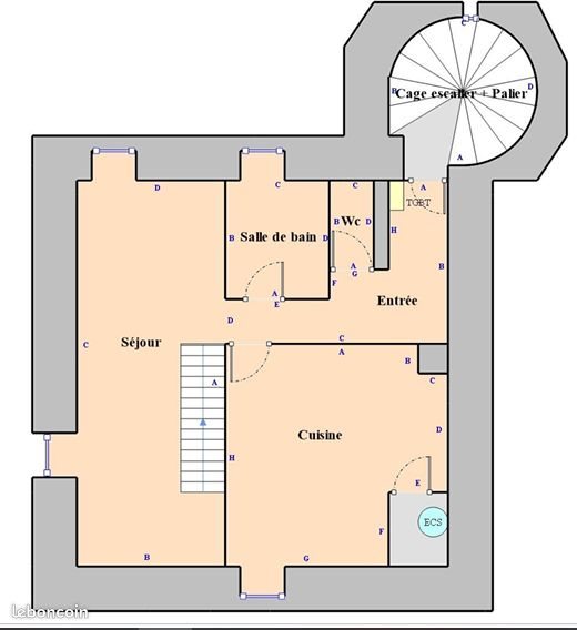 Appartement à louer, 43m², Sées