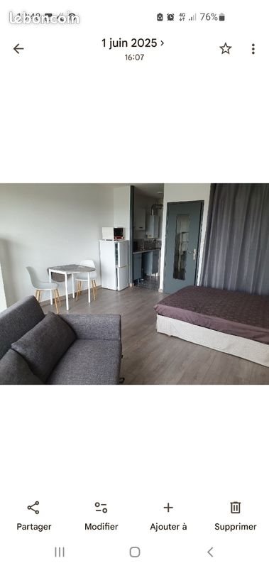 Appartement à louer, 31m², Tours