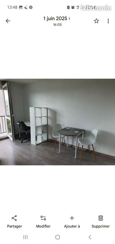 Appartement à louer, 31m², Tours