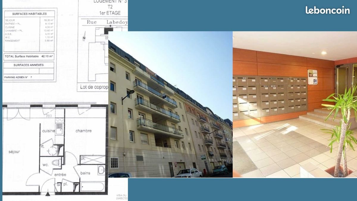 Appartement à louer, 42m², Le Havre