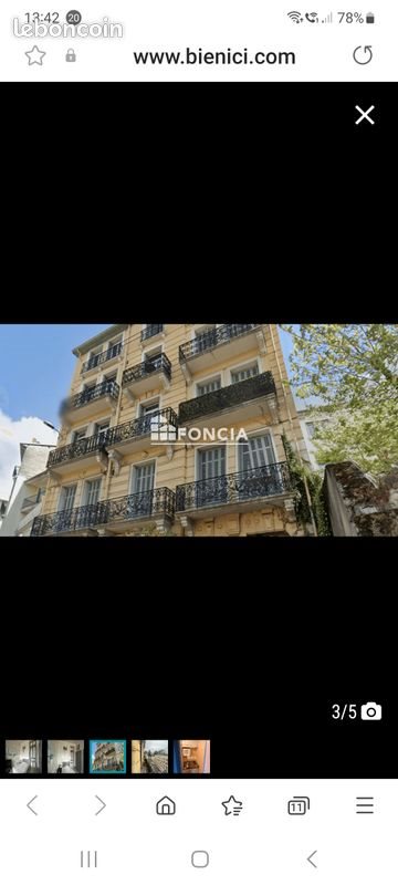 Appartement à louer, 19m², Aix-les-Bains