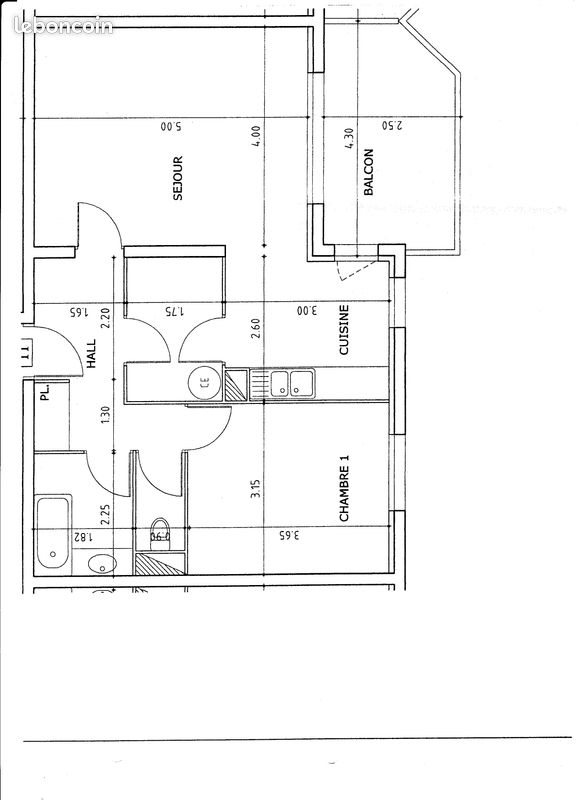 Appartement à louer, 55m², Gap