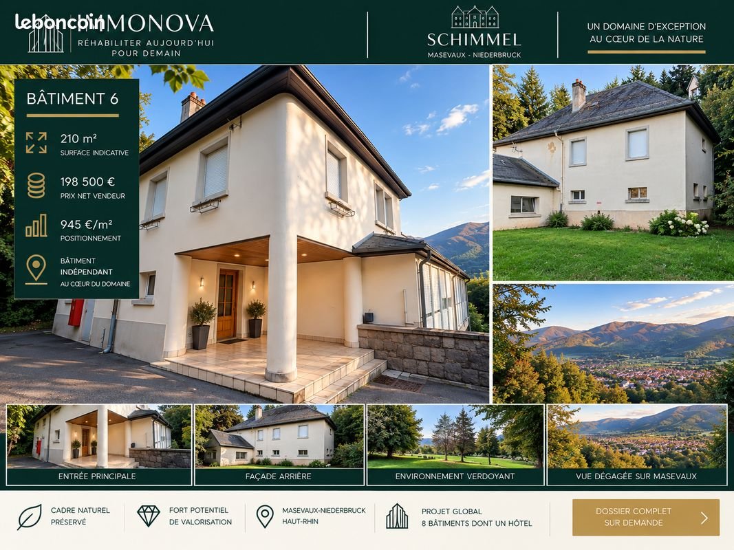 Maison à vendre, 210m², Masevaux