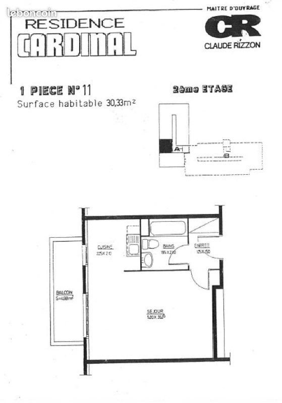 Appartement à louer, 30m², Nancy