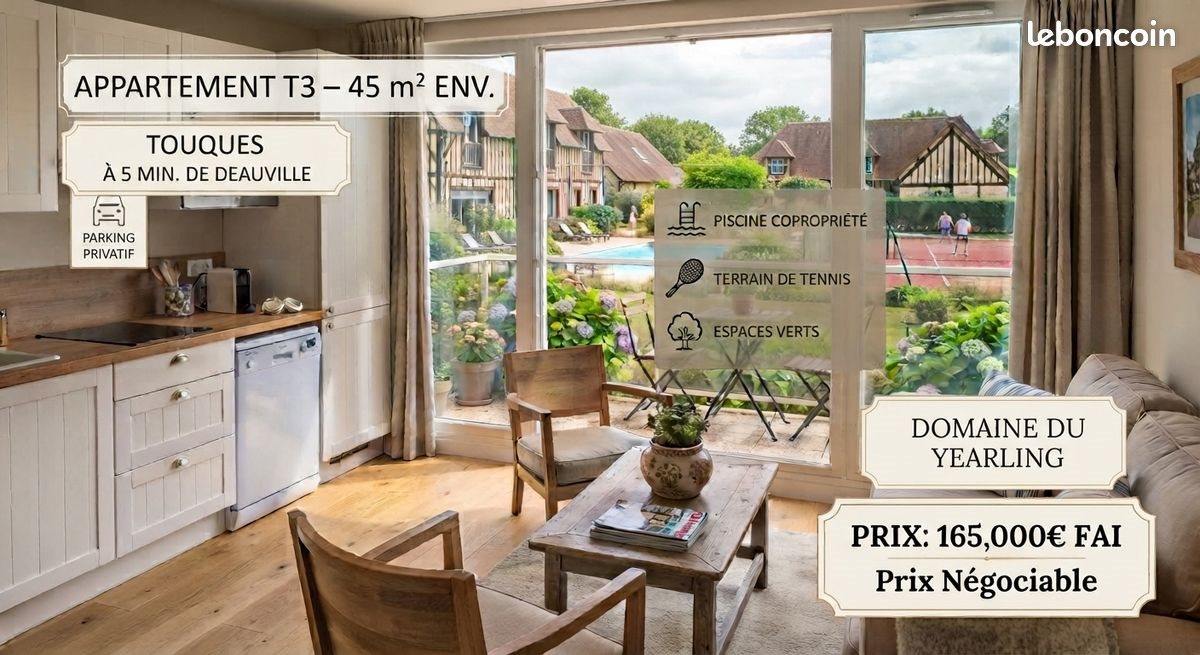 Appartement à vendre, 45m², Touques