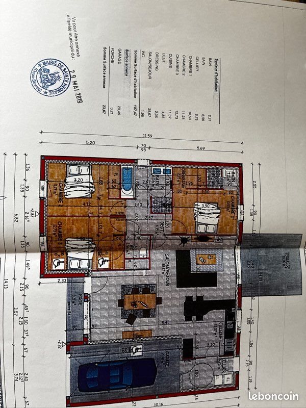 Maison à vendre, 107m², Sainte-Néomaye