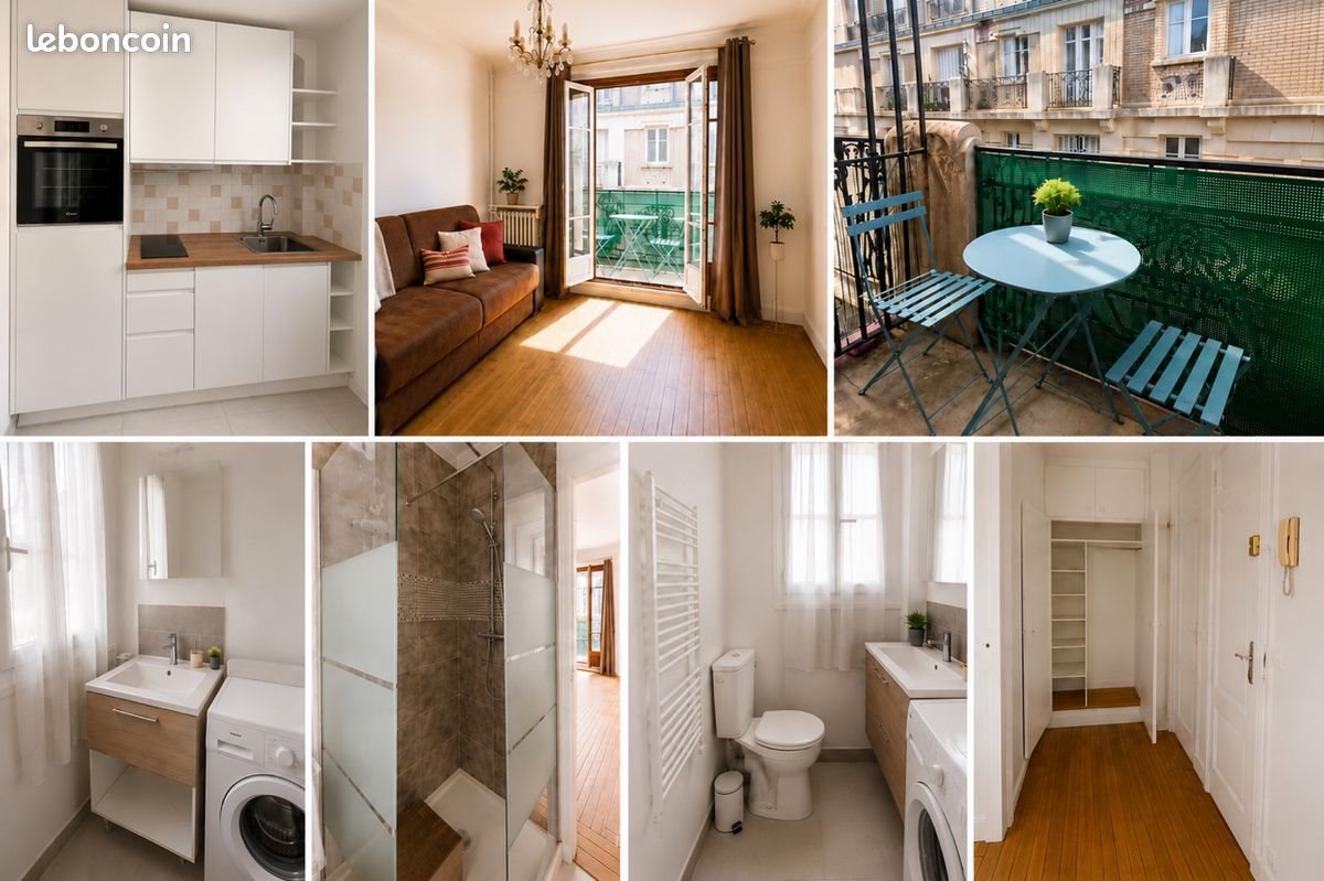 Appartement à louer, 27m², Paris 15ème