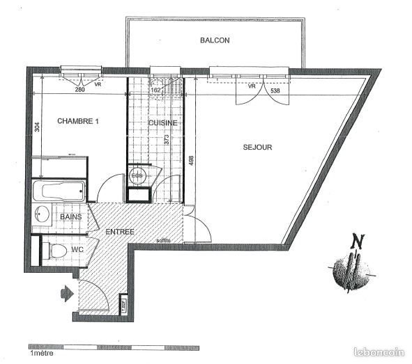 Appartement à louer, 46m², Saint-Cyr-l'Ecole